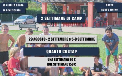 Torna l’Union Summer Camp con le ultime due settimane