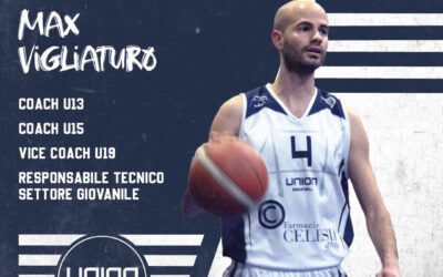 Giovanili – Max Vigliaturo: Coach e Responsabile Tecnico Settore Giovanile per la stagione 2023/2024