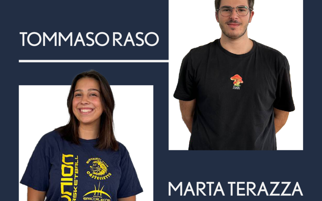 MINIBASKET – Marta Terazza e Tommaso Raso istruttori della stagione 2024/2025